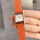 Swiss Replica Hermes Cape Cod Rose Gold Watches with Black Elongated Leather Strap (4)_th.jpg
